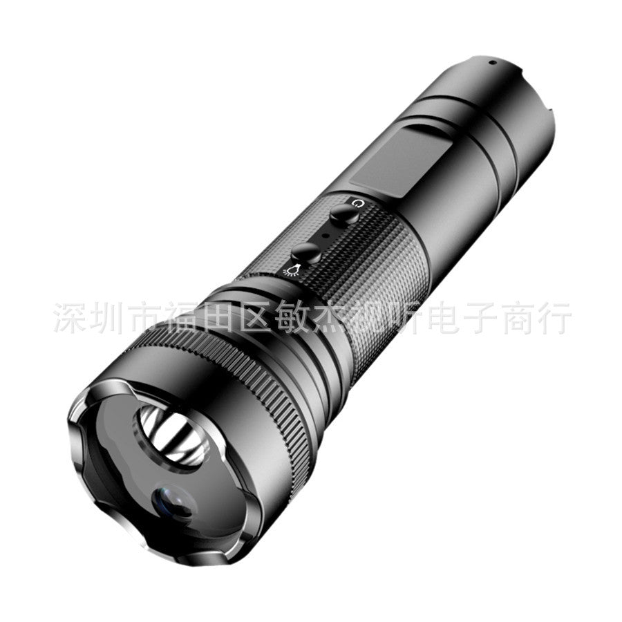 DV4000 Strong Light Flashlight Driving and Cycling Helmet Recorder 120 degree 4K HD Waterproof