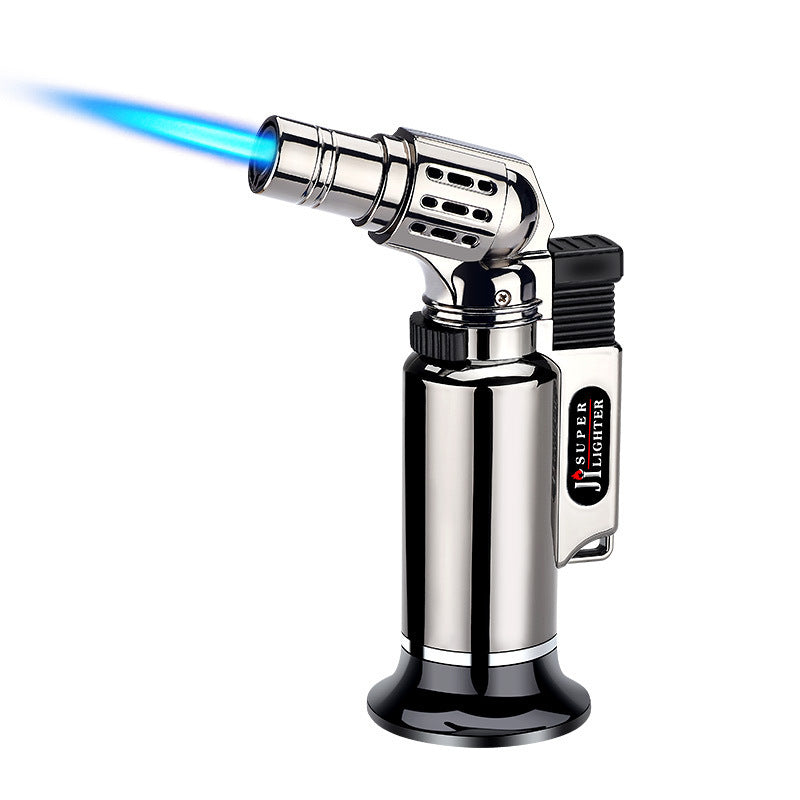 Windproof Turbo Gas Lighters Welding Torch Kitchen Cooking Adjustable Flame Powerful Cigar Lighter For Men Gifts
