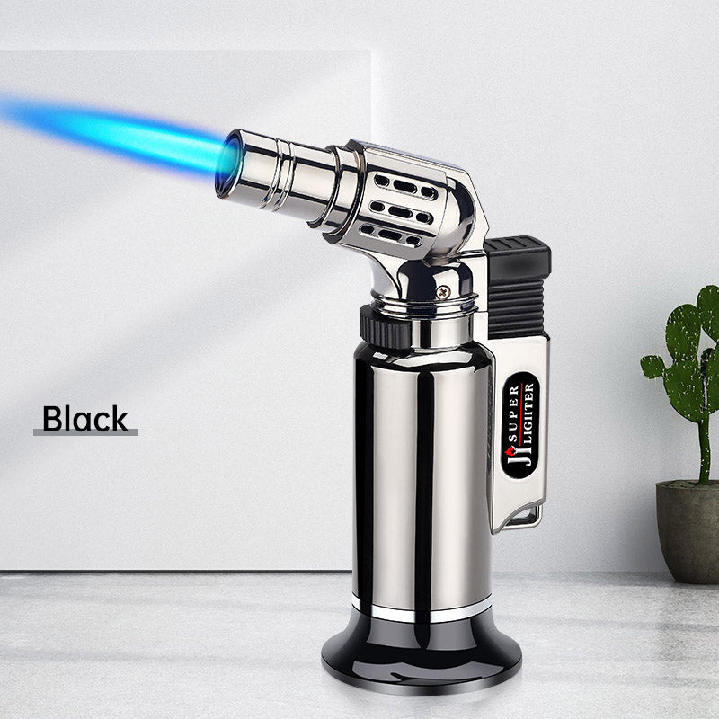 Windproof Turbo Gas Lighters Welding Torch Kitchen Cooking Adjustable Flame Powerful Cigar Lighter For Men Gifts