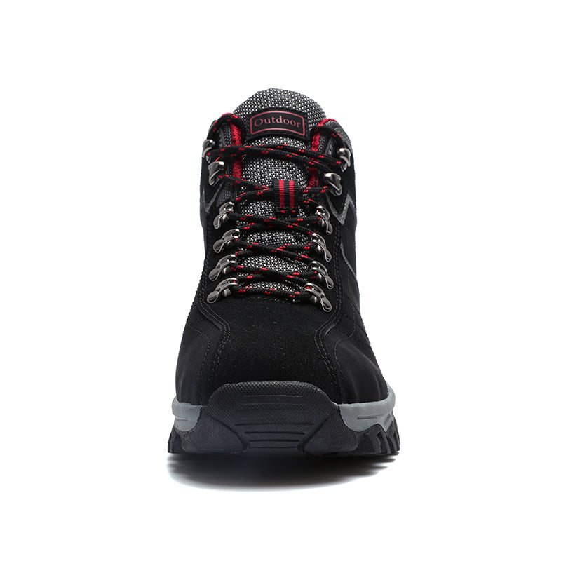 Autumn and Winter Men Outdoor Shoes High Top Large Sized Hiking Shoes One Piece Tongue Casual Mountaineer