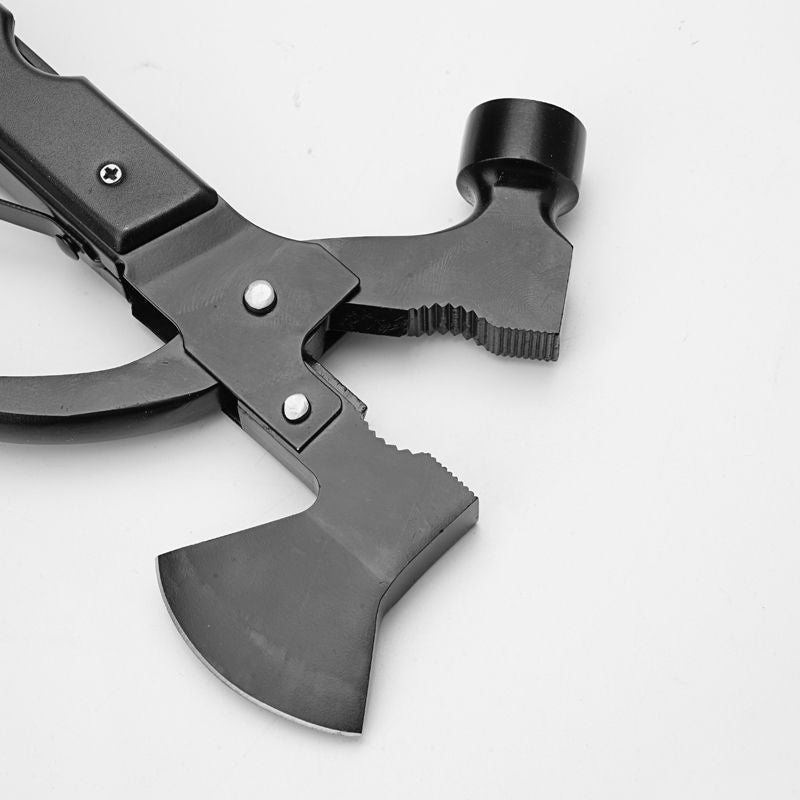 Outdoor camping multifunctional portable pliers hammer folding ground nail hammer vehicle lifesaving tool