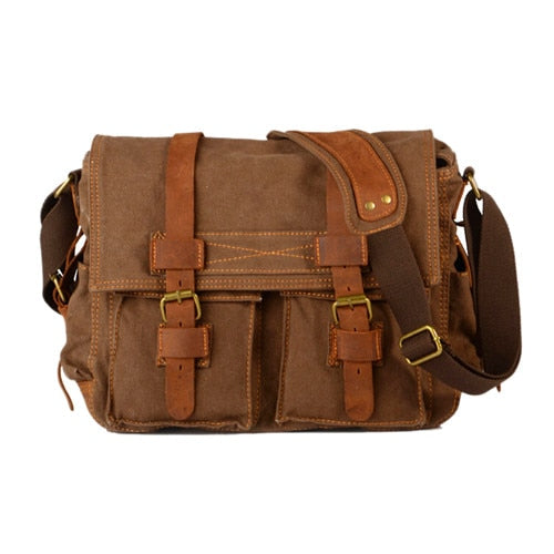 Men Military Army Vintage Crossbody Bag Men's Messenger Shoulder large Bags Casual High Quality shoulder bag