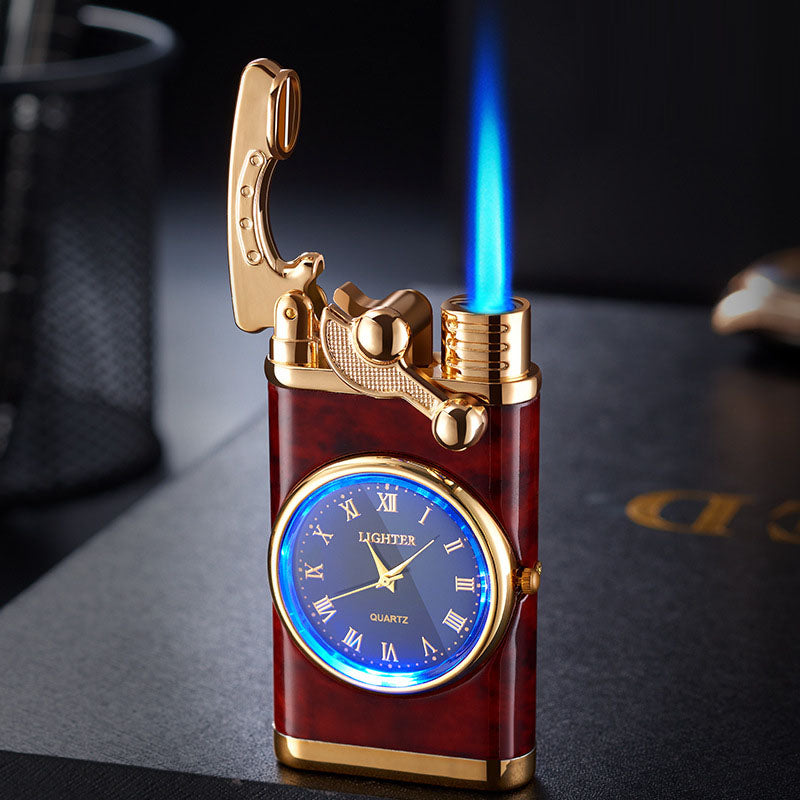 Multi functional electronic watch cigarette lighter , versatile men's gift lighter