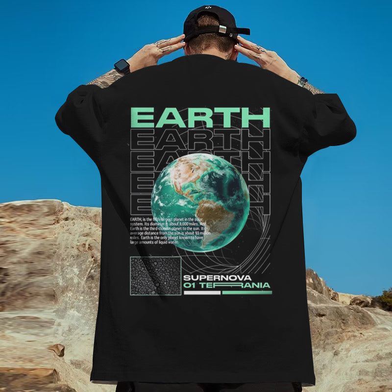 T-shirt For Men 3d Celestial Planet
