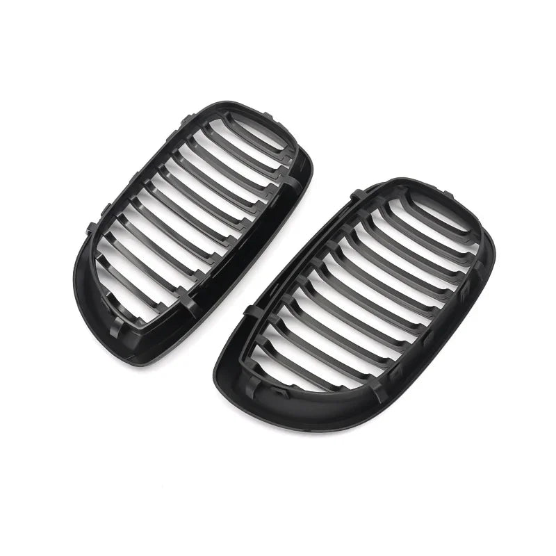 MagicKit Front Bumper Kidney Grills Fit for BMW 3-Series E46 2002-2005 Facelift Grille Gloss Black