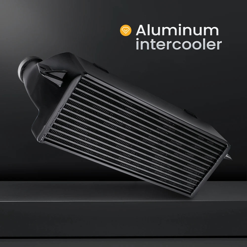 Front Upgraded Tube and Fin Intercooler For BMW E82 E88 E89 E90 E91 E92 E93 Z4 N54 N55 520 x 200 x 145 mm