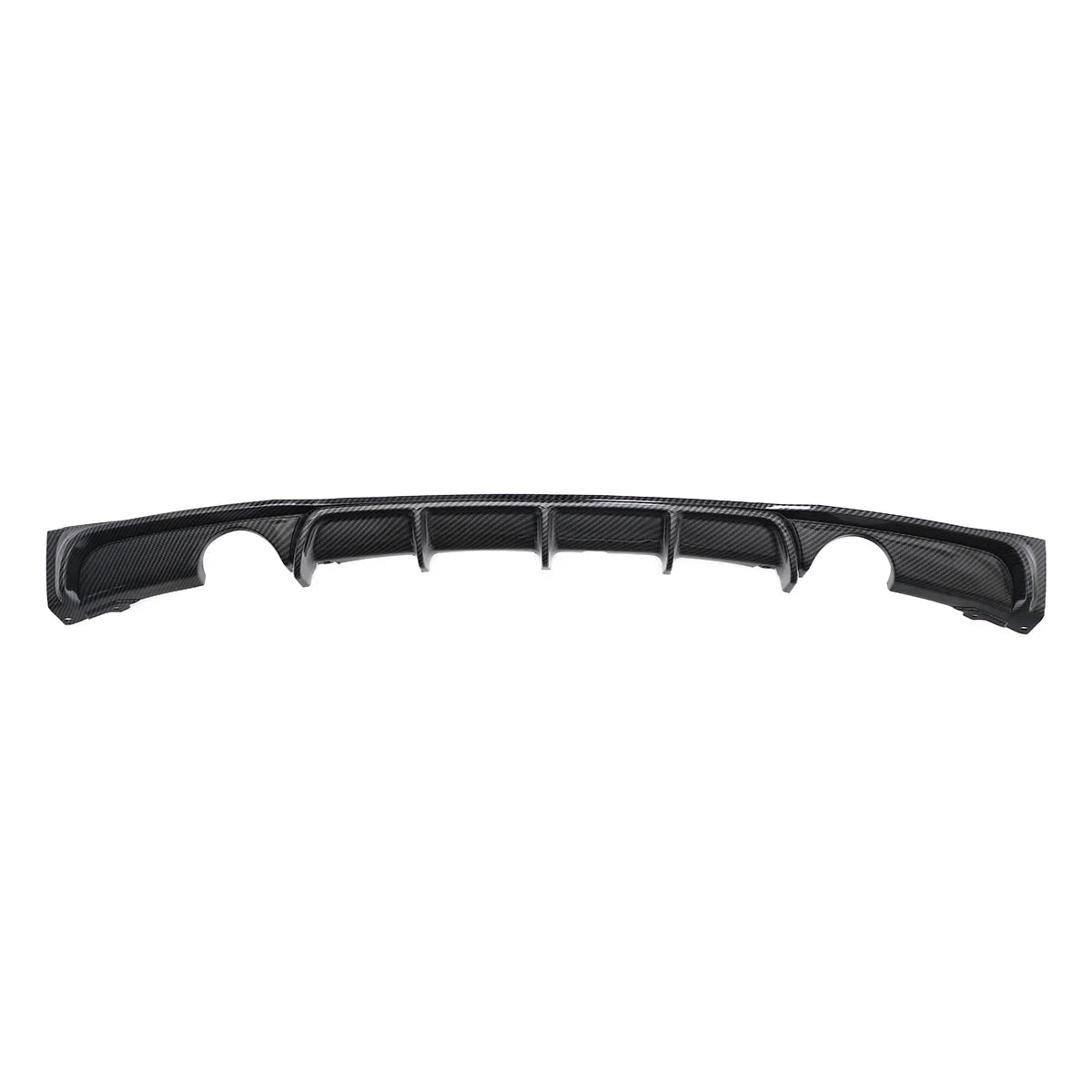 MagicKit Carbon Fiber Style Rear Bumper Diffuser w/ Dual Exhaust for BMW F30 F31 M Sport