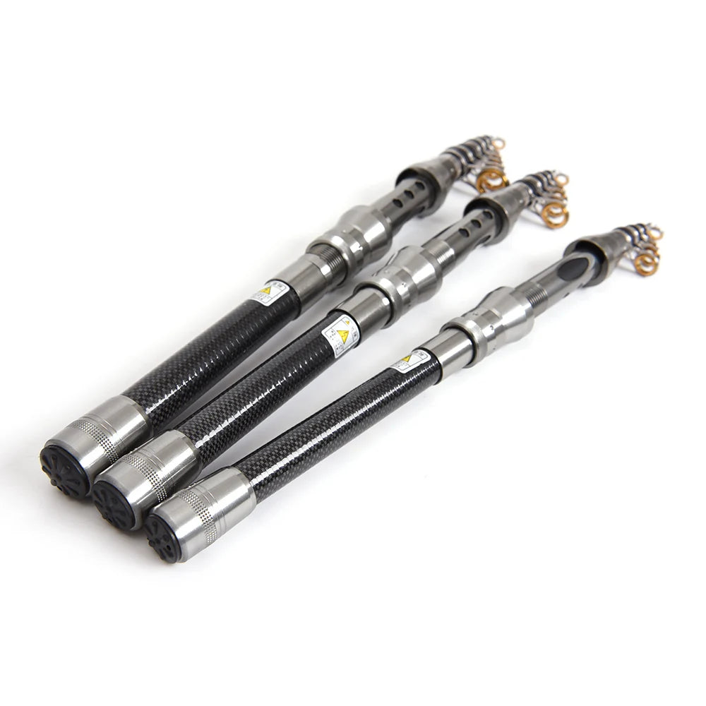 Telescopic Fishing Rod and Reel Combo Full Kit Organizer Pole Set with Fishing Line Lures Hooks Jig Head Fishing Carrier Bag