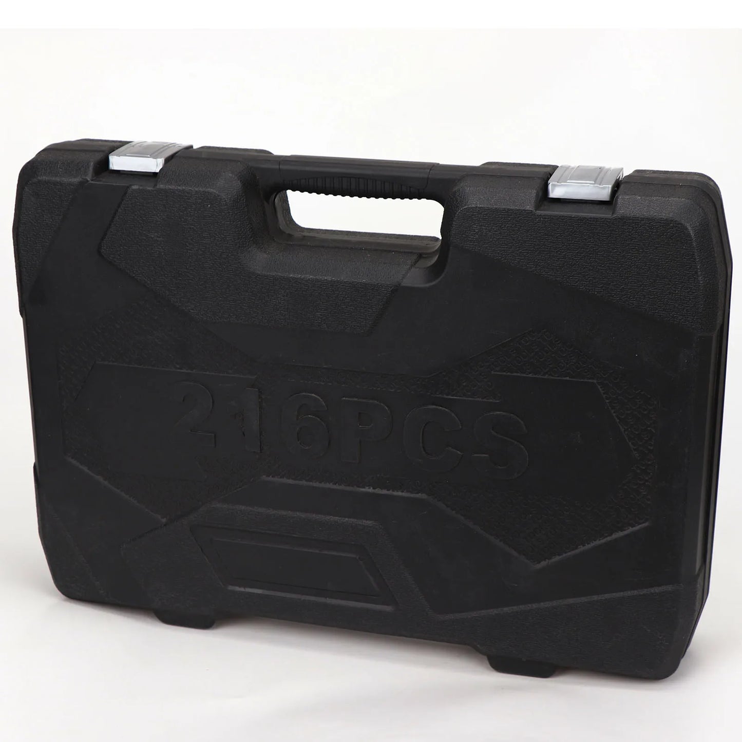 216PCS Professional Tool Box Socket Set 1/2" 1/4" 3/8" Wrench Tool Home Repair Set with Black Box