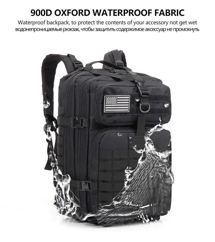 50L Man Tactical Backpacks Outdoor Traveling Bags Outdoor Trekking Hunting Bag