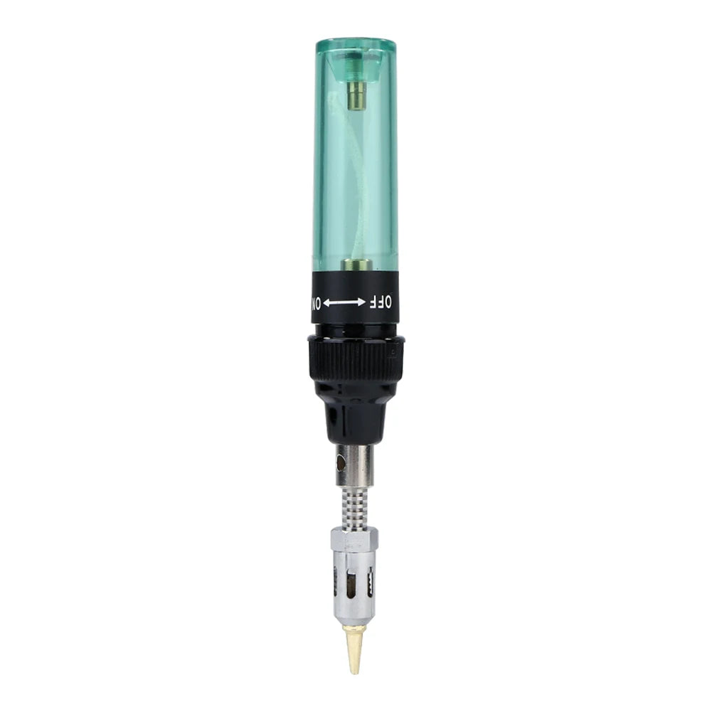 14 In1 Portable Soldering Iron Kit 1300Celsius Butane Welding Pen Burner Blow Torch Gas Welding Soldering Iron Butane Tip Tool
