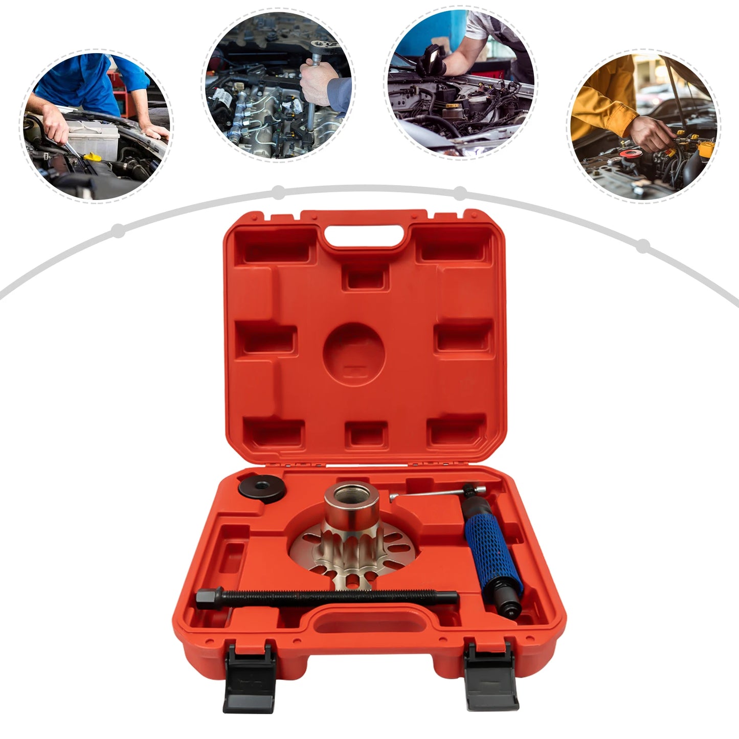 10T Hydraulic Wheel Hub Bearing Drive Shaft Puller Extractor Press Puller Tool