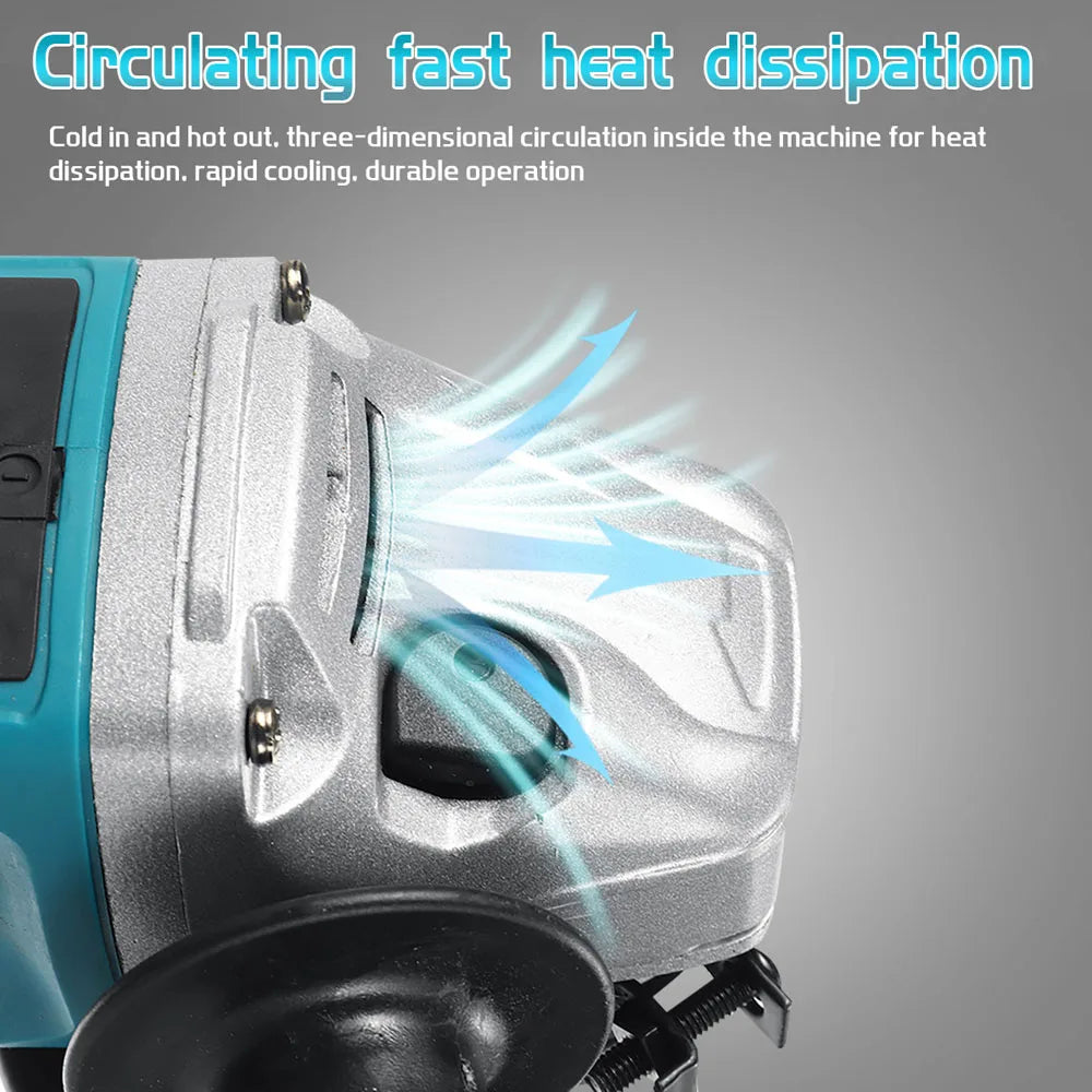 125MM Brushless Electric Angle Grinder Variable Speed M14 Cutting Power Tool for Makita 18v Battery