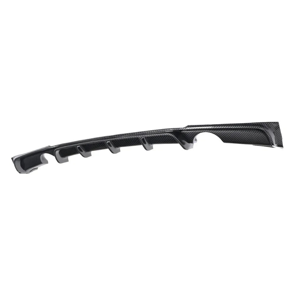 MagicKit Carbon Fiber Style Rear Bumper Diffuser w/ Dual Exhaust for BMW F30 F31 M Sport