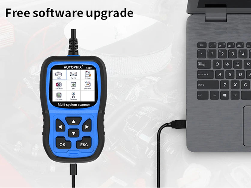 AUTOPHIX 5600 All System OBD2 Scanner Diagnostic EPB ABS Oil TPS Car Code Reader for VW/Audi Group TPMS Engine Battery Registration