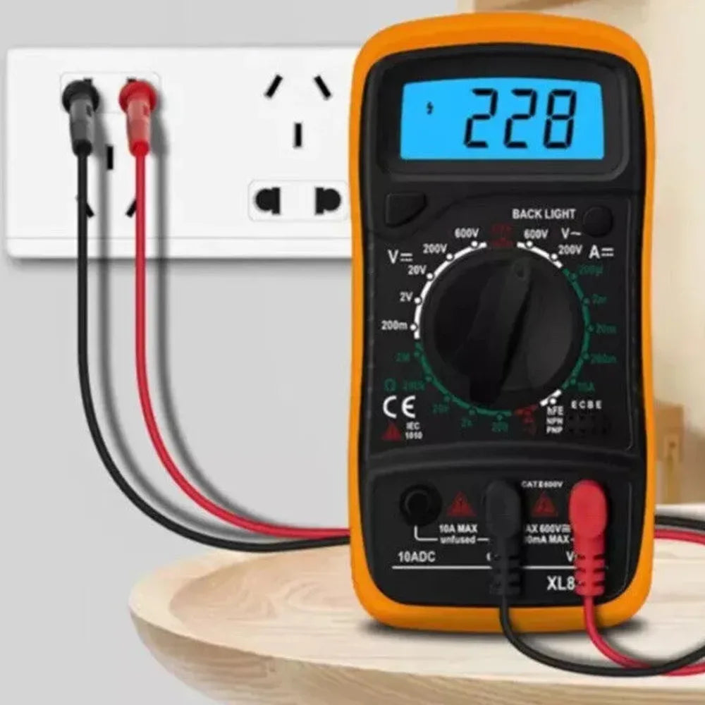 Professional Digital Multimeter Voltmeter Ohmmeter Ammeter Multi Tester Meter~