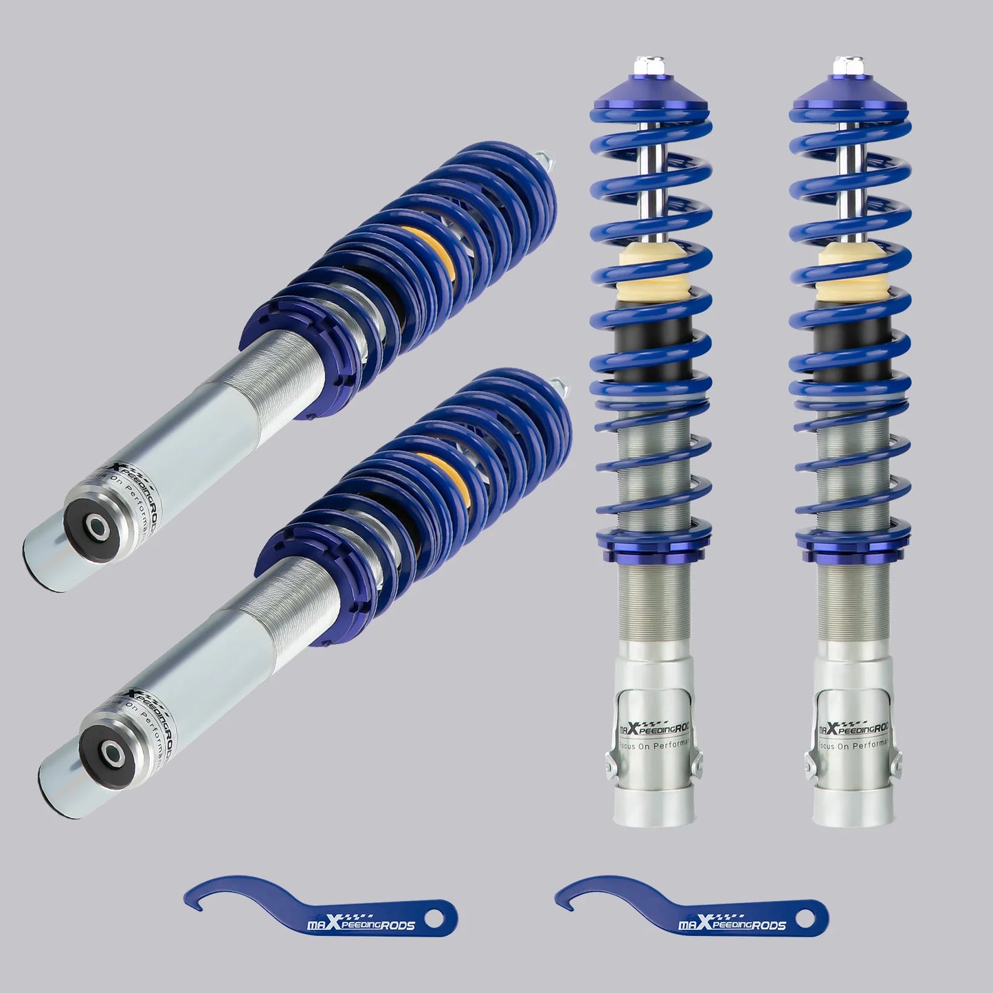 Adjustable Height Coilovers For VW MK2 / MK3 GOLF & JETTA Shocks Struts Coilovers Shock Assembly Absorber Spring Struts