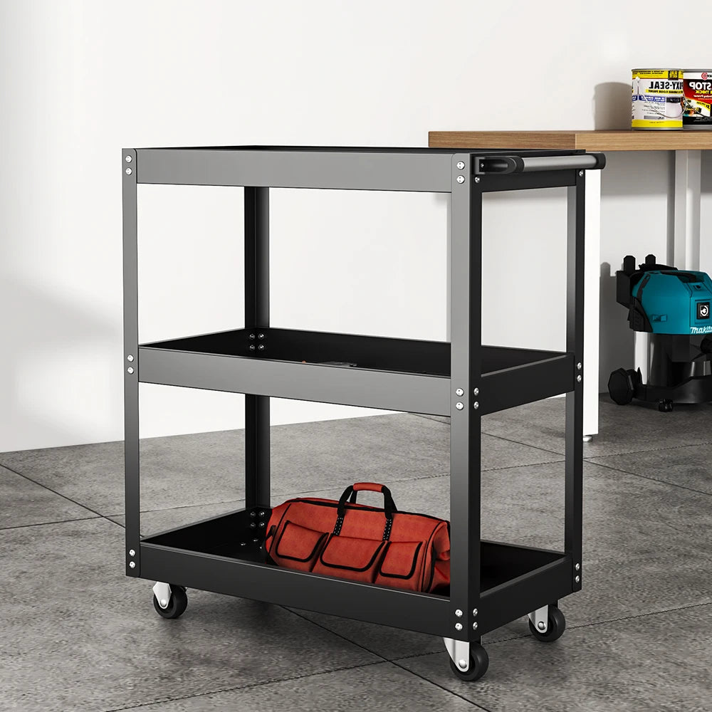 Livingandhome 3 Tier Rolling Tool Cart Storage Organizer