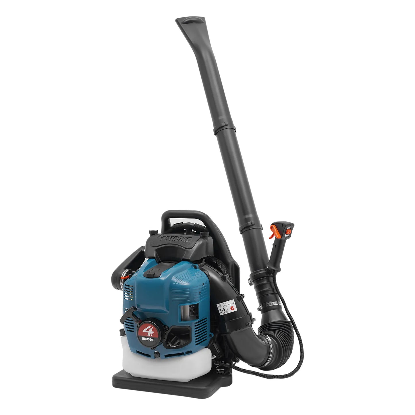 75.6CC Backpack Leaf Blower, 4 Stroke Gas Powered Leaf Blower, with 498ft ³/s Powerful Blowing, 1.9L Large Fuel Tank