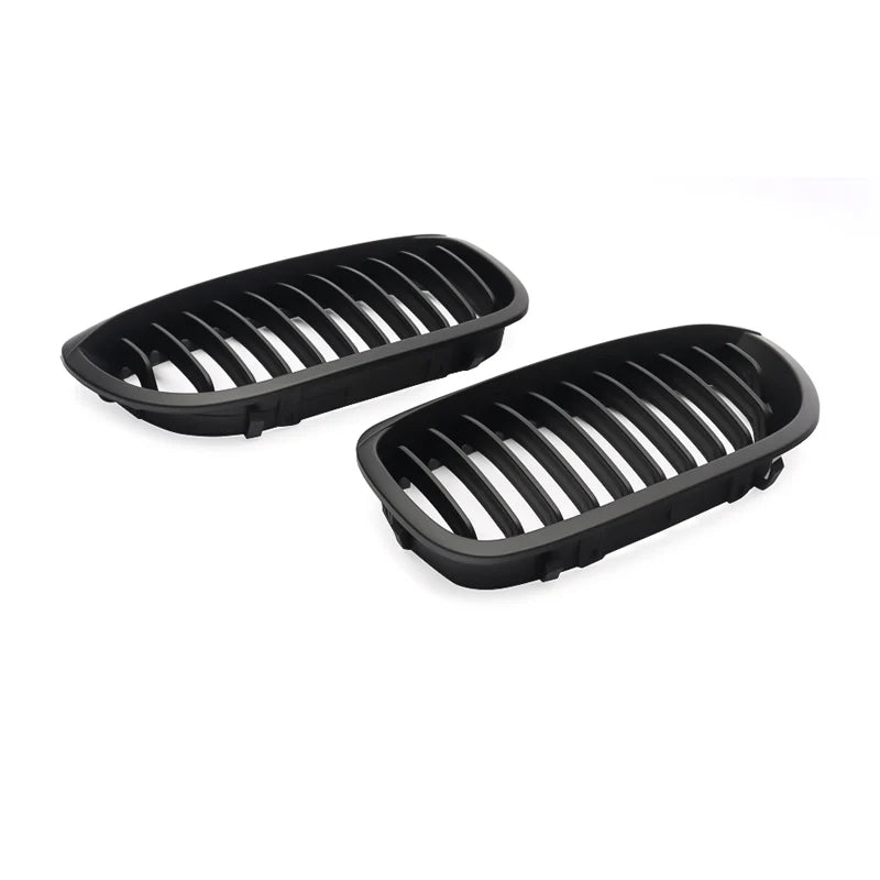 MagicKit Front Bumper Kidney Grills Fit for BMW 3-Series E46 2002-2005 Facelift Grille Gloss Black
