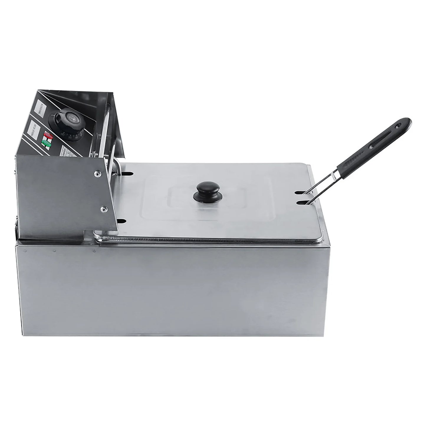 6L Stainless Steel Electric Fryer with Basket for Commercial & Home Use Electric Fryer Fryer Stainless Steel Fryer