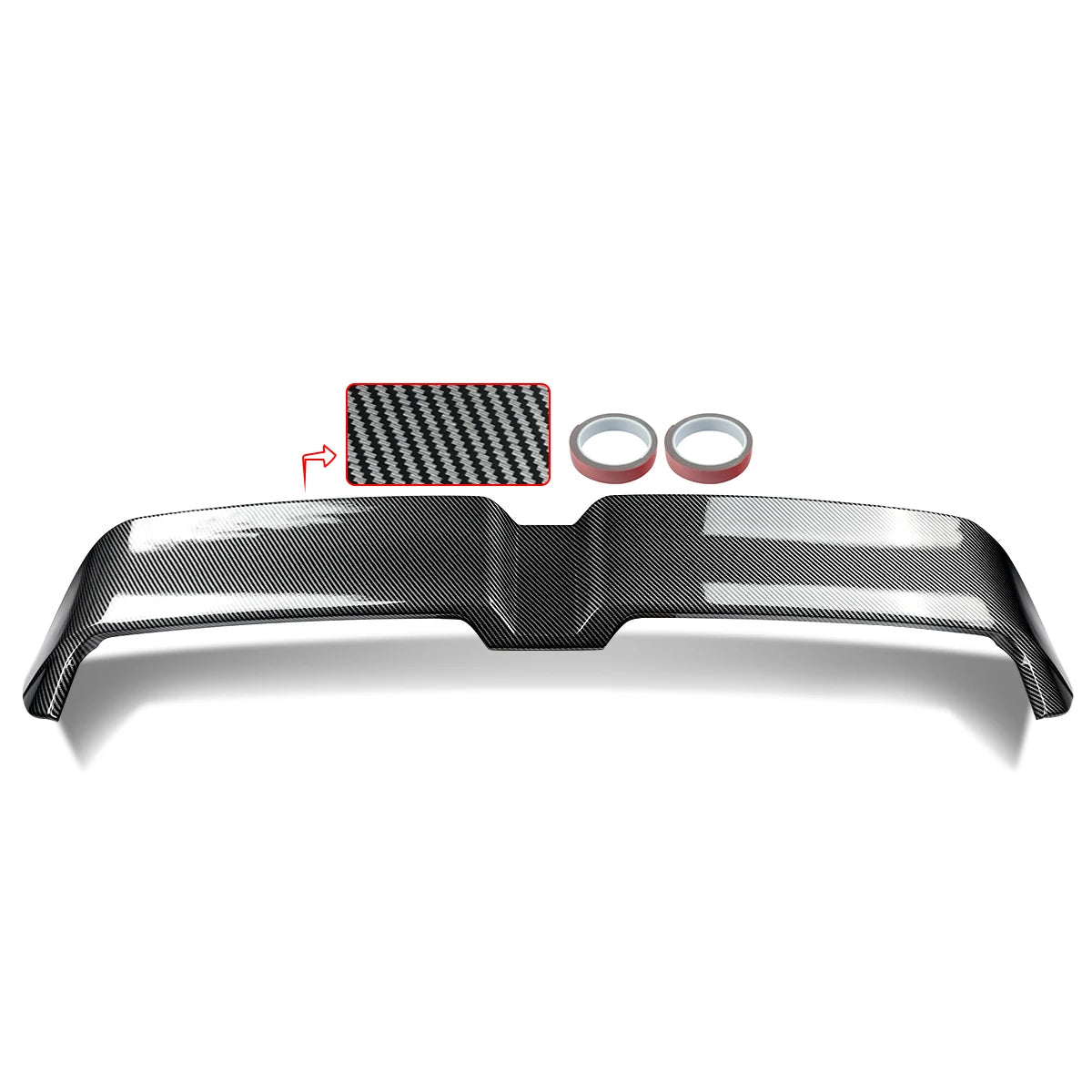 ROOF SPOILER OETTINGER STYLE FOR VW GOLF MK7 MK7.5 CARBON COLOR REAR ROOF SPOILER