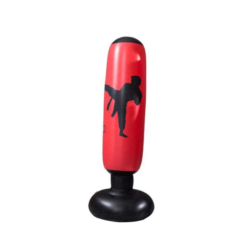 160cm Inflatable Boxing Bag Adult Punch Kicking Sandbag PVC Inflatable Tumbler Gym Boxing Training Target