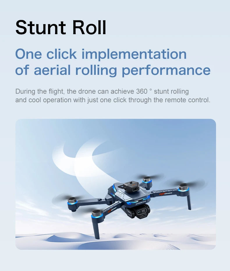 GT8 Drone GPS 8K Professional HD 360° Dual Cameras 5G WIFI Brushless Motors Obstacle Avoidance Foldable Quadcopter