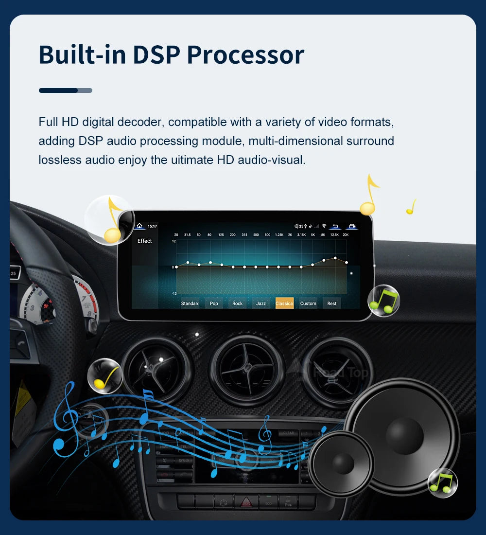 Android 13 Touch Screen for Mercedes Benz A B CLA GLA W176 X117 X156 W463 W246 2013-2015 GPS Carplay Android Auto Car Radio