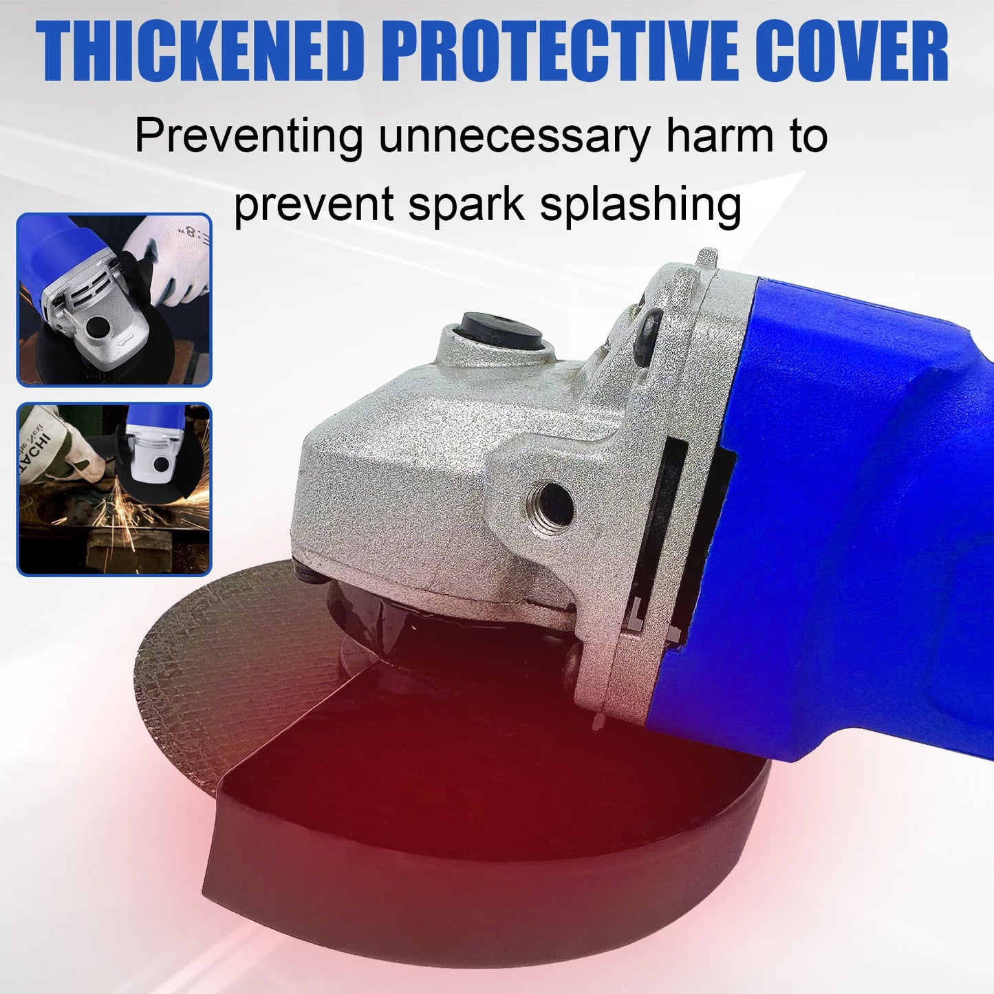 Professional Corded Angle Grinder 900W Angle Grinder for Cutting, Sanding, Polishing and Grinding, 12000RPM Speed,115mm Disc