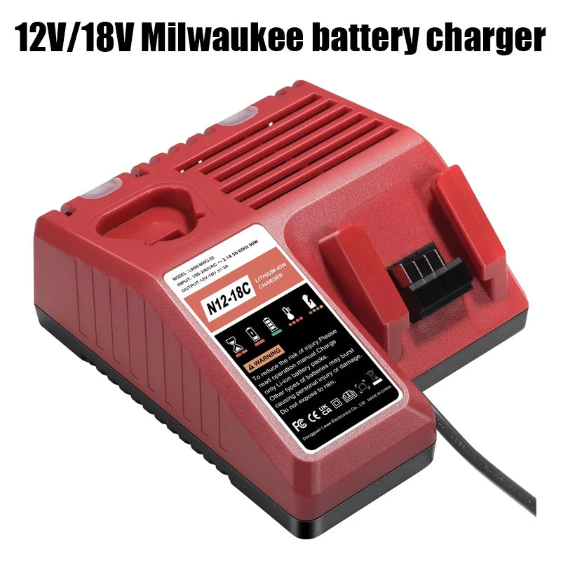 18V 6.5/5.5Ah For Milwaukee M18 Battery Rechargeable Milwaukee Lithium Battery 48-11-1860 48-11-1850 48-11-1840 48-11-1820