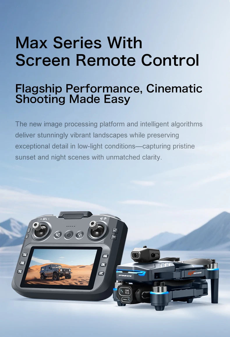 GT8 Drone GPS 8K Professional HD 360° Dual Cameras 5G WIFI Brushless Motors Obstacle Avoidance Foldable Quadcopter