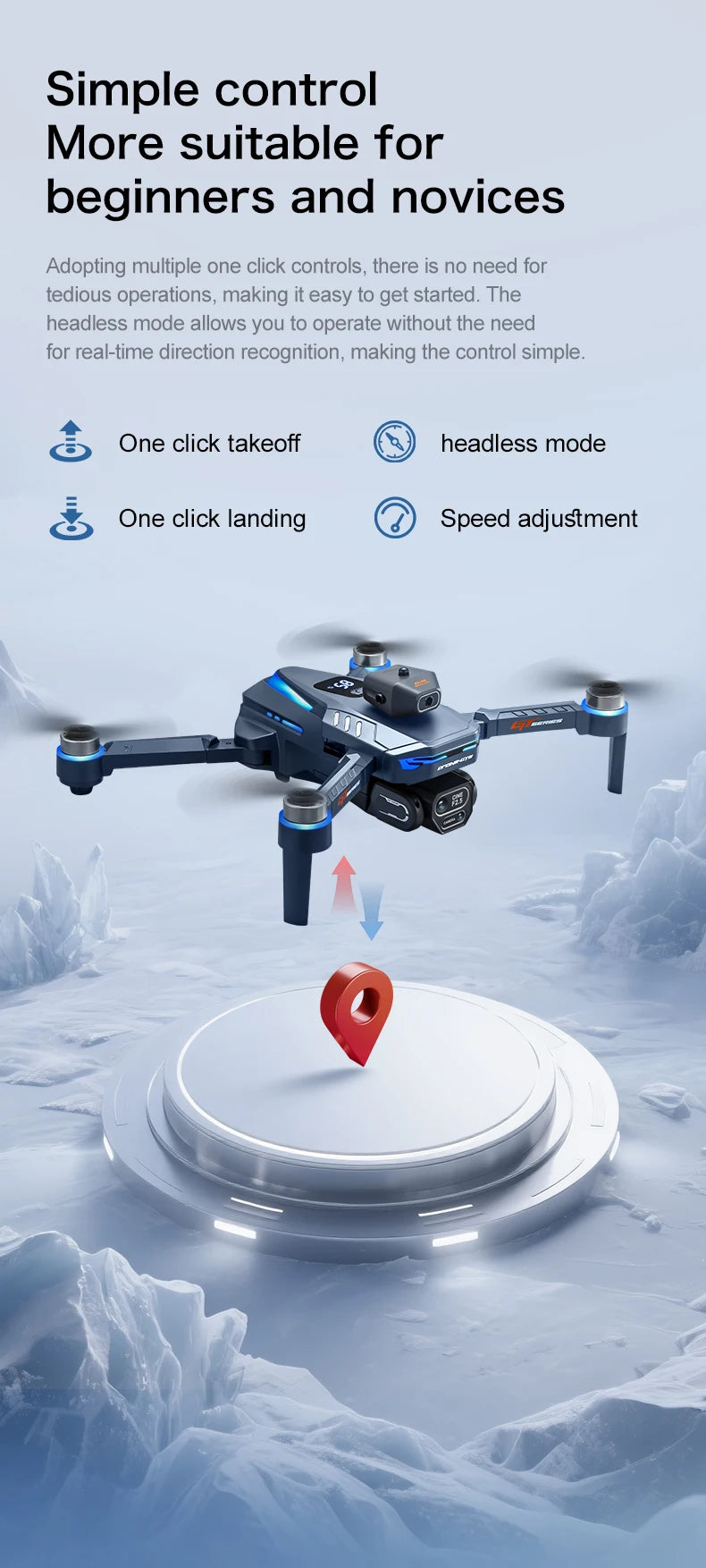 GT8 Drone GPS 8K Professional HD 360° Dual Cameras 5G WIFI Brushless Motors Obstacle Avoidance Foldable Quadcopter
