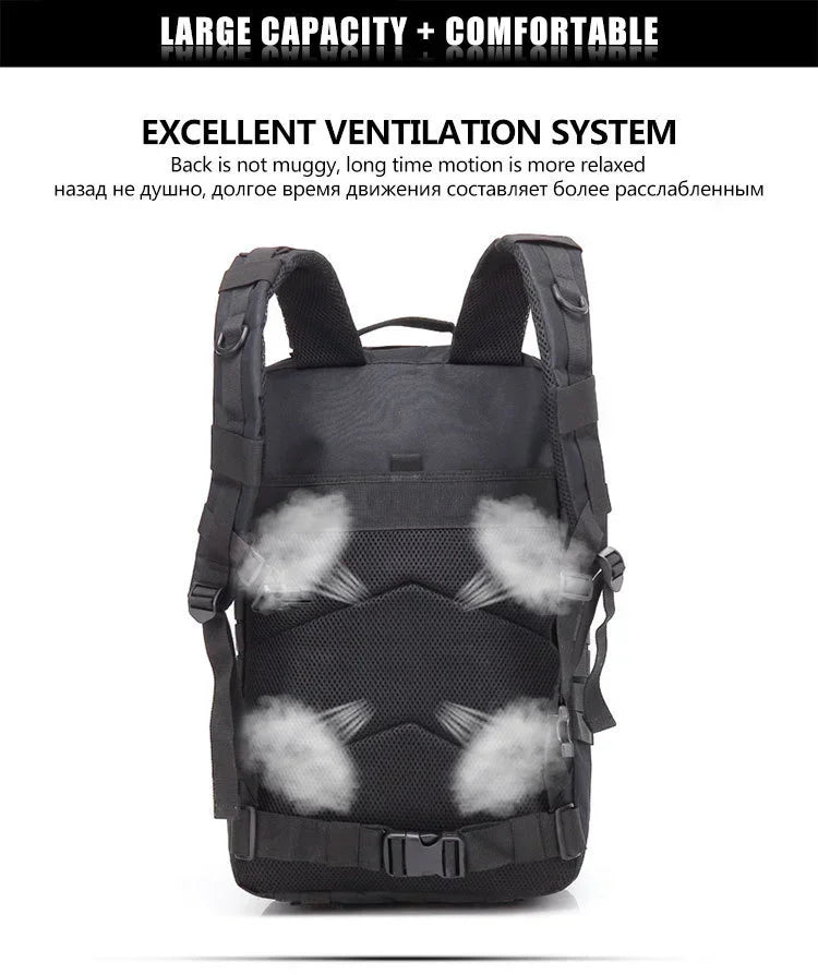 50L Man Tactical Backpacks Outdoor Traveling Bags Outdoor Trekking Hunting Bag