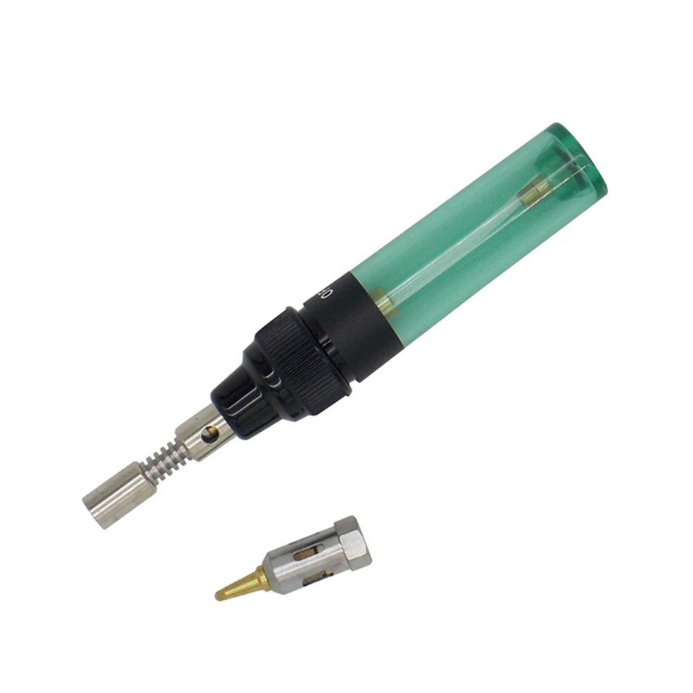 14 In1 Portable Soldering Iron Kit 1300Celsius Butane Welding Pen Burner Blow Torch Gas Welding Soldering Iron Butane Tip Tool