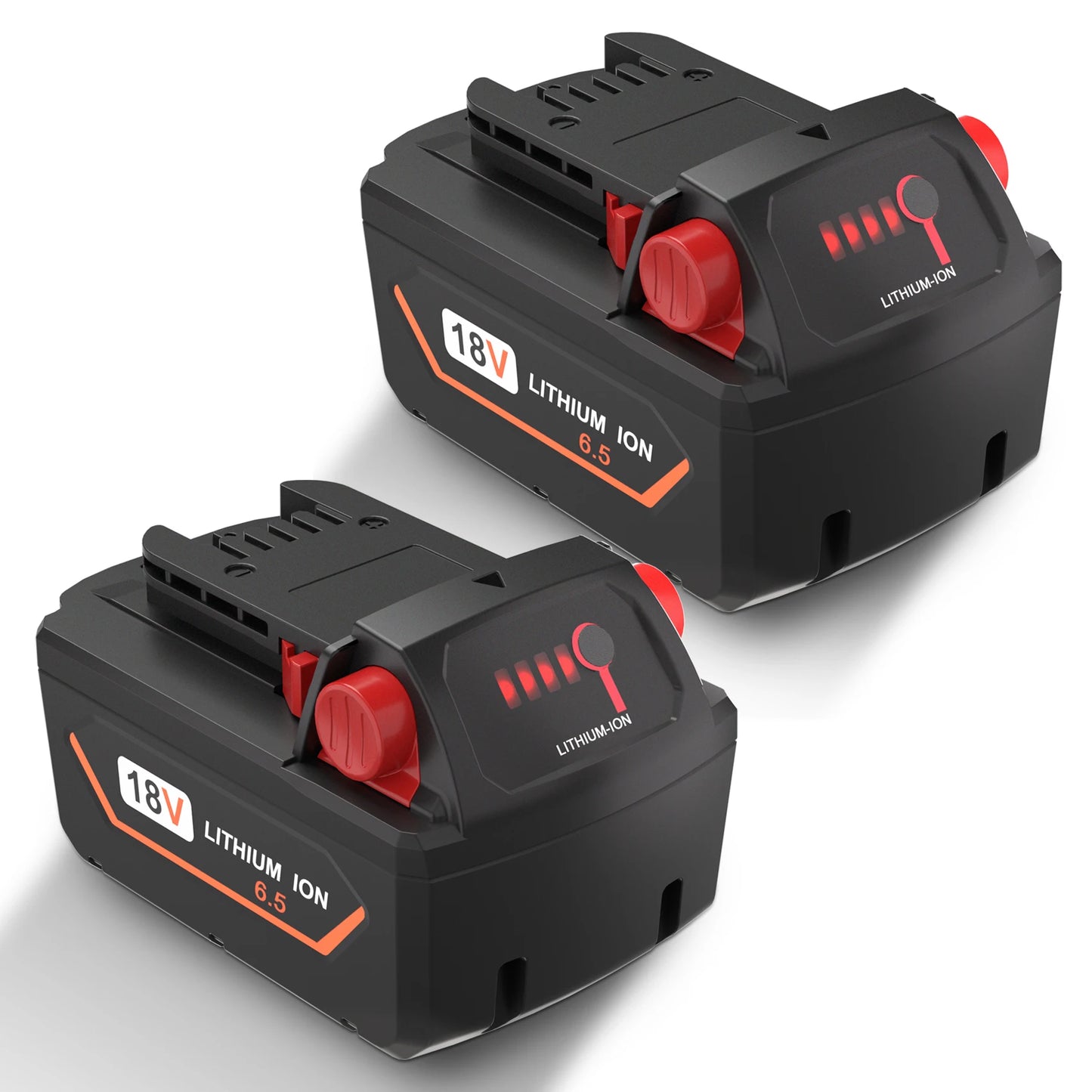 18V 6.5/5.5Ah For Milwaukee M18 Battery Rechargeable Milwaukee Lithium Battery 48-11-1860 48-11-1850 48-11-1840 48-11-1820