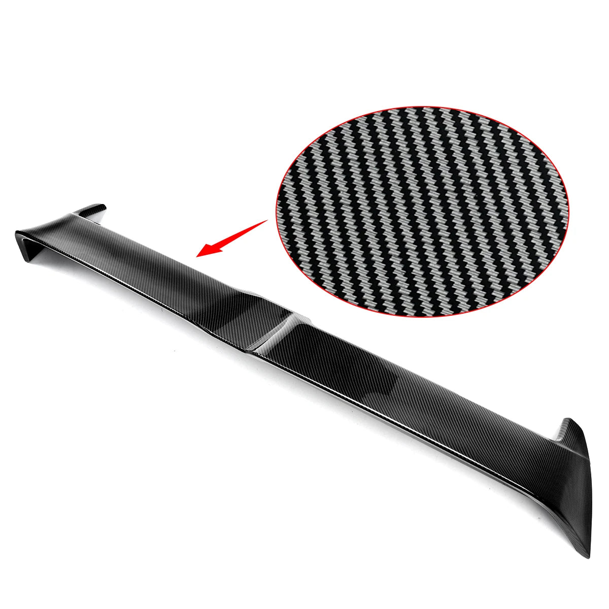 ROOF SPOILER OETTINGER STYLE FOR VW GOLF MK7 MK7.5 CARBON COLOR REAR ROOF SPOILER