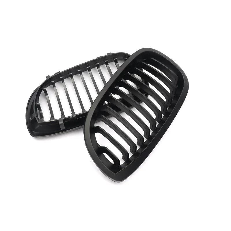 MagicKit Front Bumper Kidney Grills Fit for BMW 3-Series E46 2002-2005 Facelift Grille Gloss Black