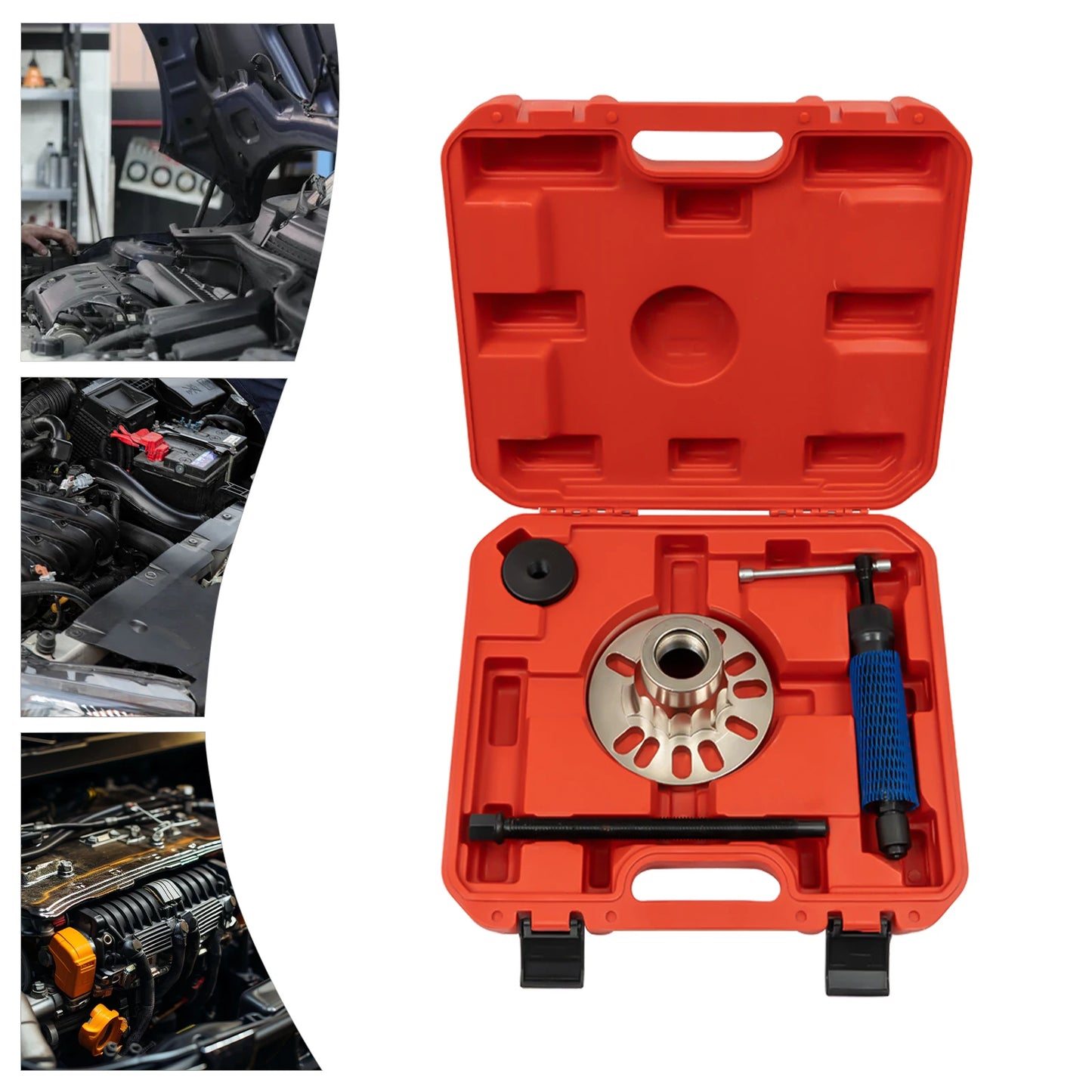 10T Hydraulic Wheel Hub Bearing Drive Shaft Puller Extractor Press Puller Tool