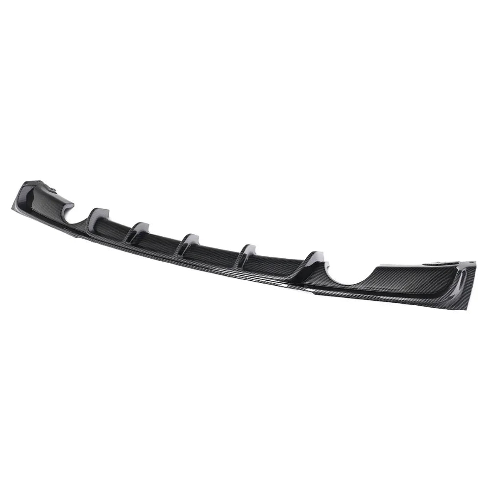 MagicKit Carbon Fiber Style Rear Bumper Diffuser w/ Dual Exhaust for BMW F30 F31 M Sport