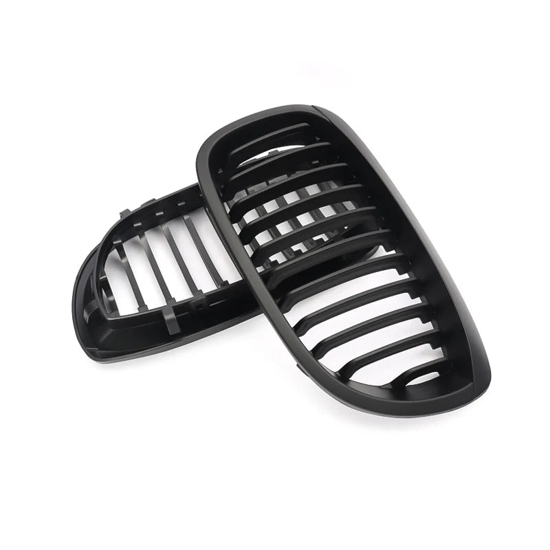 MagicKit Front Bumper Kidney Grills Fit for BMW 3-Series E46 2002-2005 Facelift Grille Gloss Black