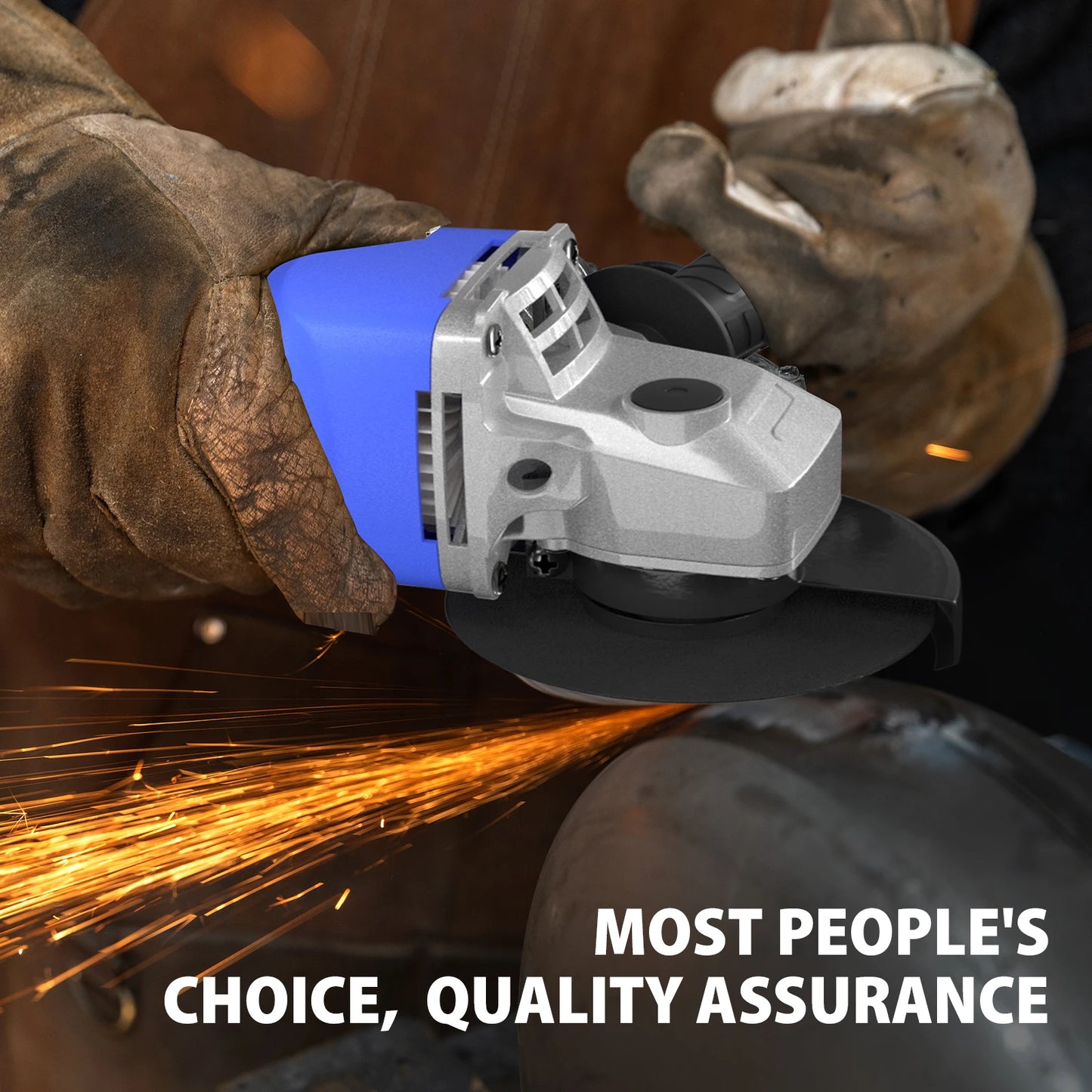Professional Corded Angle Grinder 900W Angle Grinder for Cutting, Sanding, Polishing and Grinding, 12000RPM Speed,115mm Disc