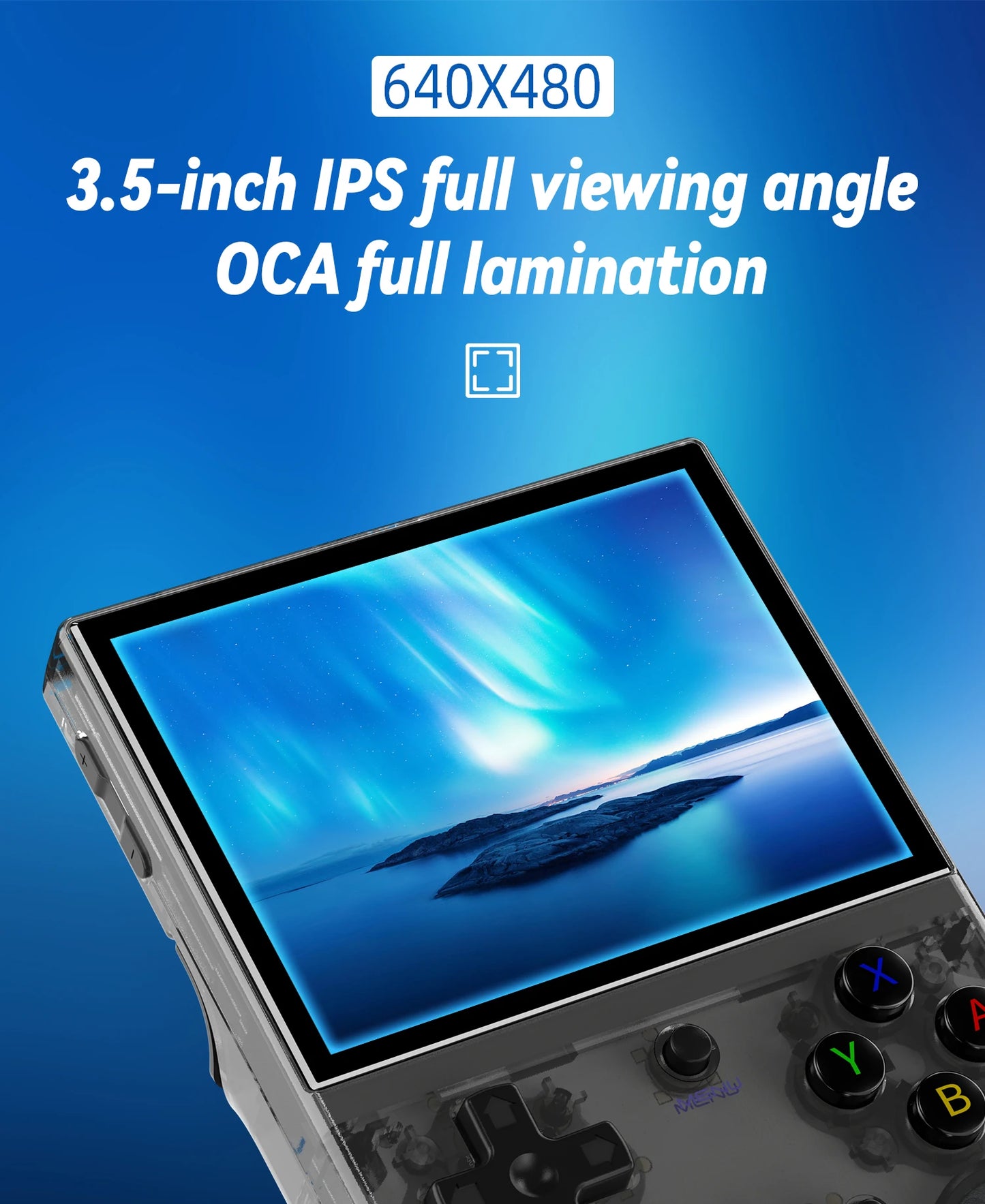 ANBERNIC RG35XX Plus Handheld Game Console 3.5" IPS Screen With 3300mAh Linux System Retro Games Console Built-in 64G 5000 Games