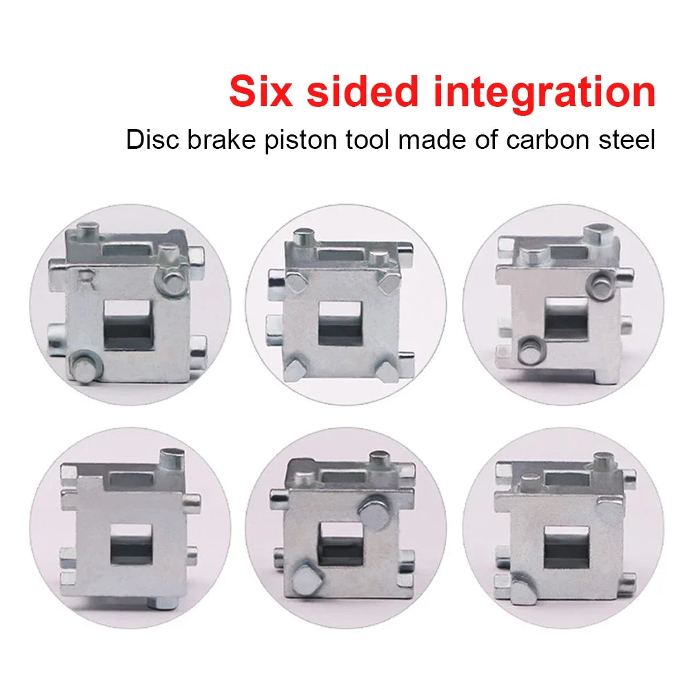 Car Vehicle Rear Disc Brake Piston Caliper Brake Pads Replacement Tools Rewind/Wind Back Cube Tool Car Disc Brake Caliper Piston