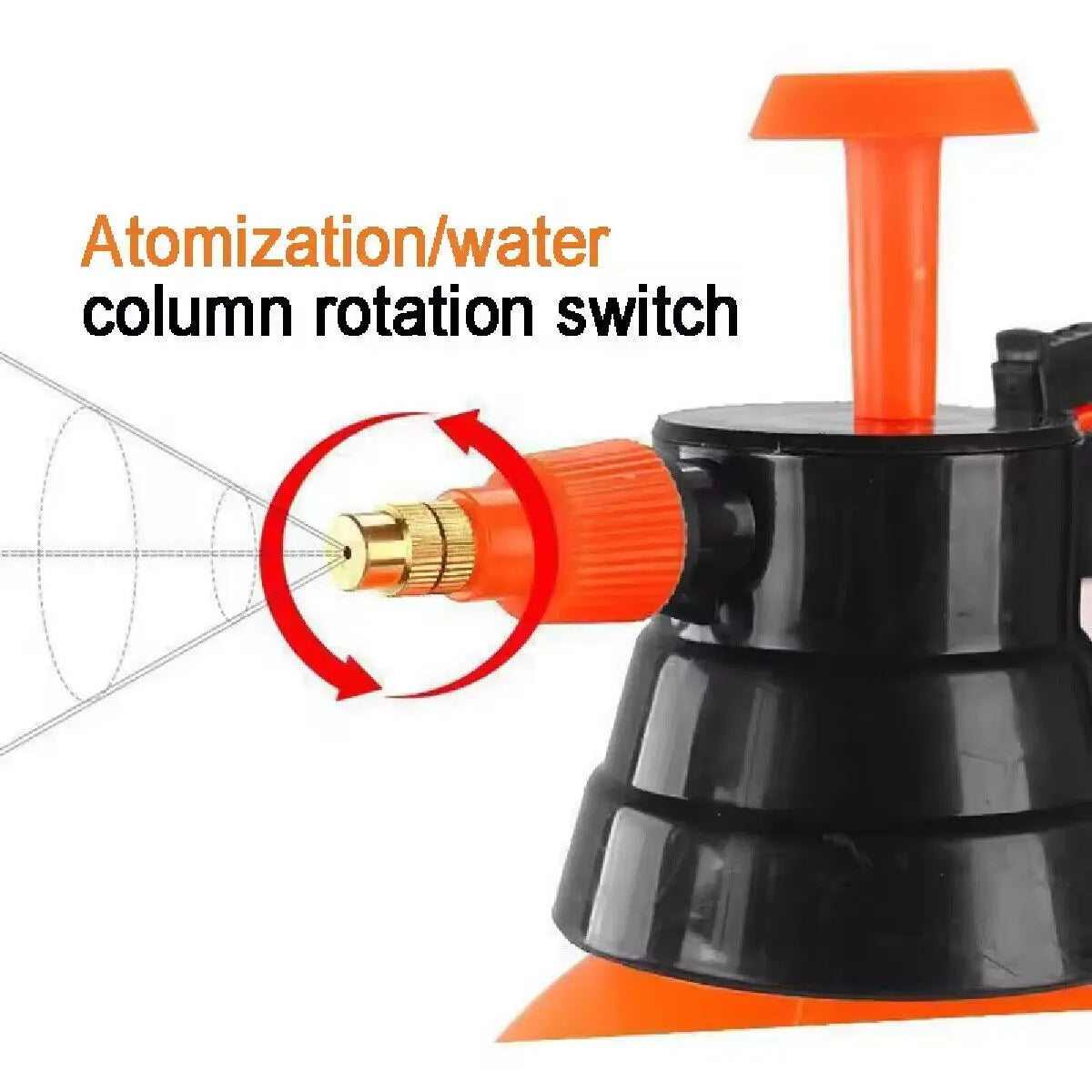 2L Garden Hand Pump Sprayer Portable Garden Sprayer Disinfection Spray Bottle Plants Sprinkler Car Wash Spray Watering Can