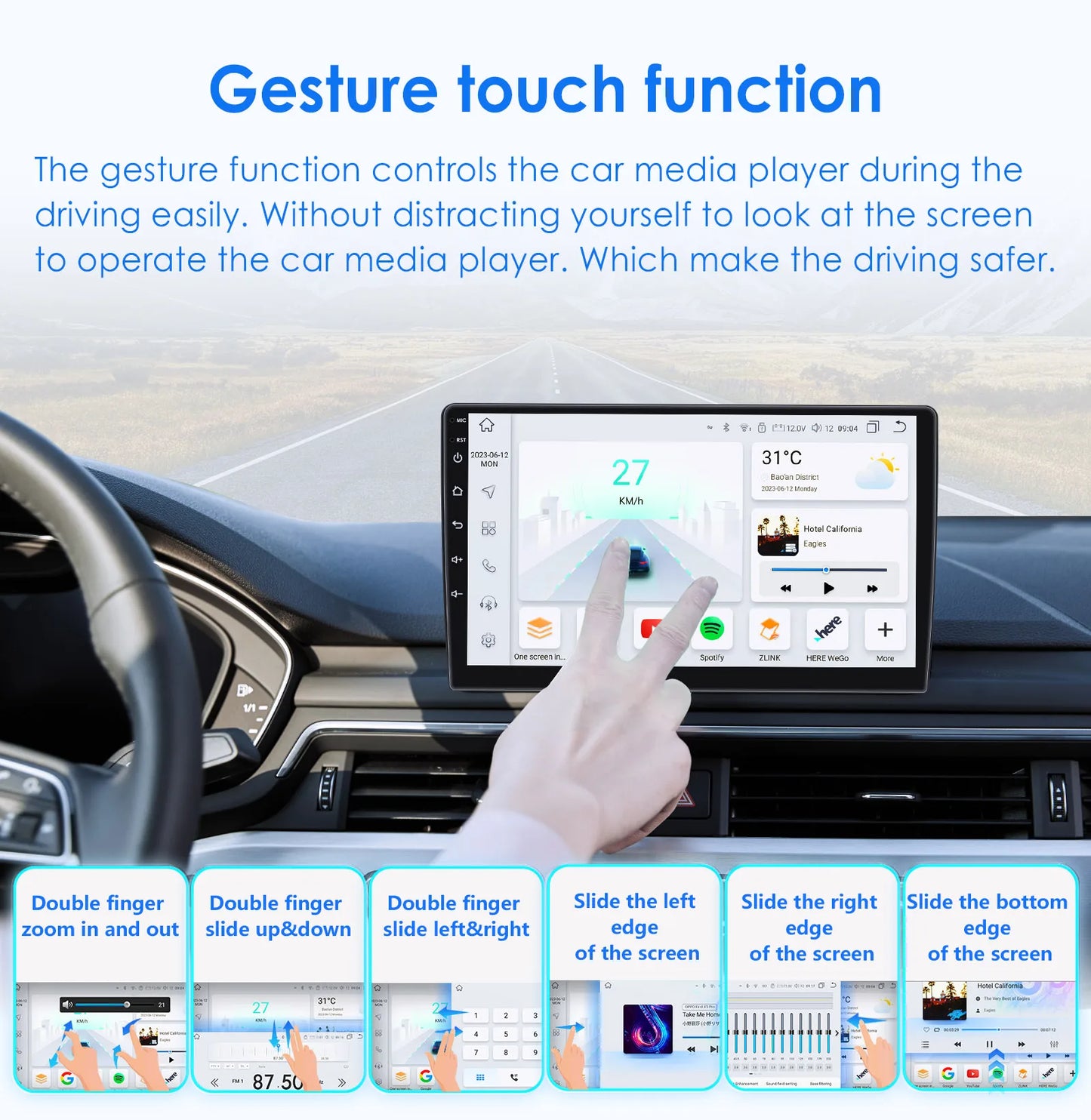 7''DSP System 2 Din Android 13 Auto Radio Car Multimedia Player For BMW E46 CarPlay 4G GPS 2din Autoradio
