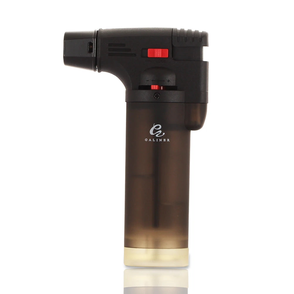 GALINER Plastic 1 Torch Cigar Lighter Butane Gas Blue Flame Jet Lighters