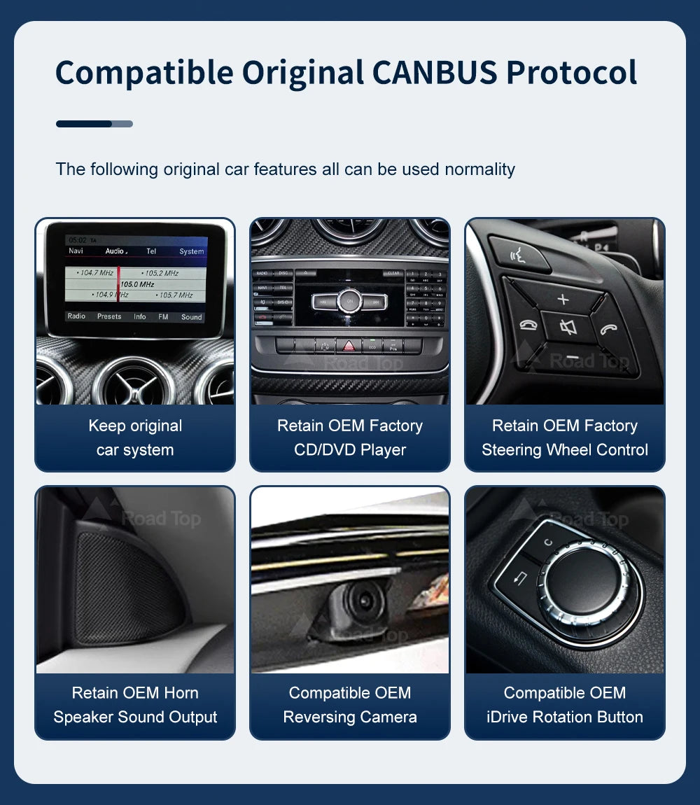 Android 13 Touch Screen for Mercedes Benz A B CLA GLA W176 X117 X156 W463 W246 2013-2015 GPS Carplay Android Auto Car Radio