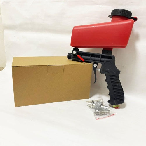 14 Air Portable Sandblasting Gun Hand Held Sand Blaster Shot Media Blasting UK