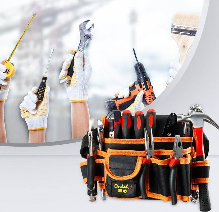 Construction Site Tools holder Oxford Cloth Woodworking Work Fitter Electrician Kit